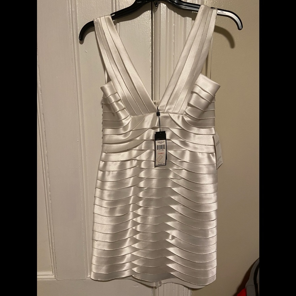 BCBG white dress